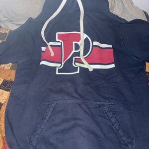 University of Penn Hoodie with Red and White Logo
